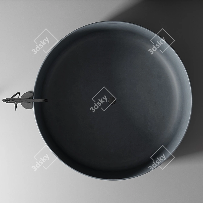 NORM Architects Arc Round Bathtub 3D model image 4