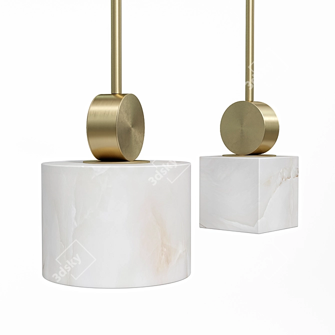 Eichholtz Etruscan Pendant Lamps 3D model image 2