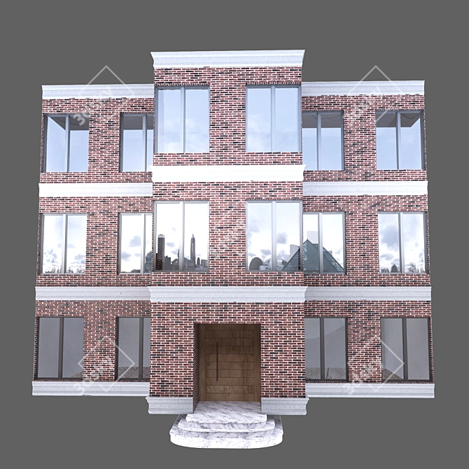 Constructible Poly Building 3D model image 1