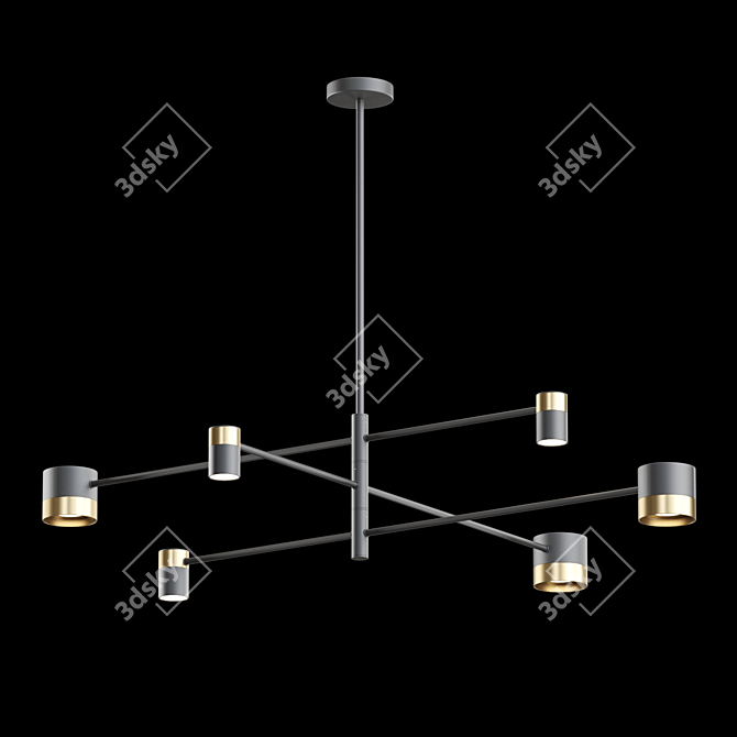 Lampatron SIF CH 6 Pendant Light 3D model image 2