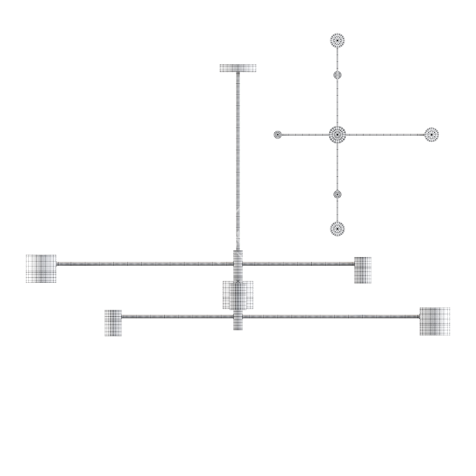 Lampatron SIF CH 6 Pendant Light 3D model image 4