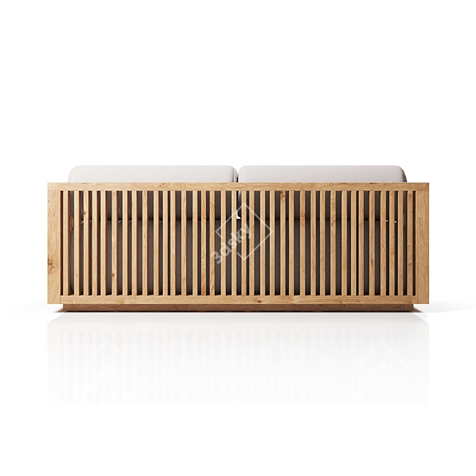 Outdoor Double Daybed: Code0532 3D model image 4