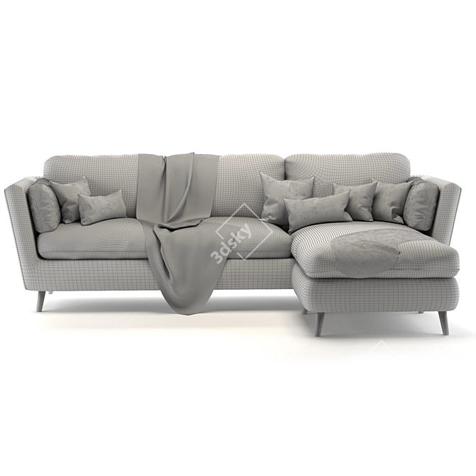 Vogue Vittoria Charlie Sofa 3D model image 4