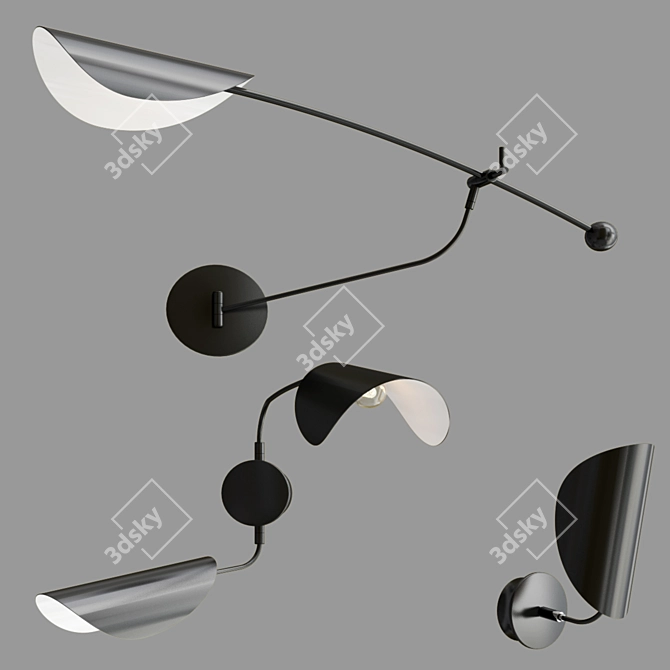 Versatile Funambule: Stylish, Adjustable & Compact 3D model image 1