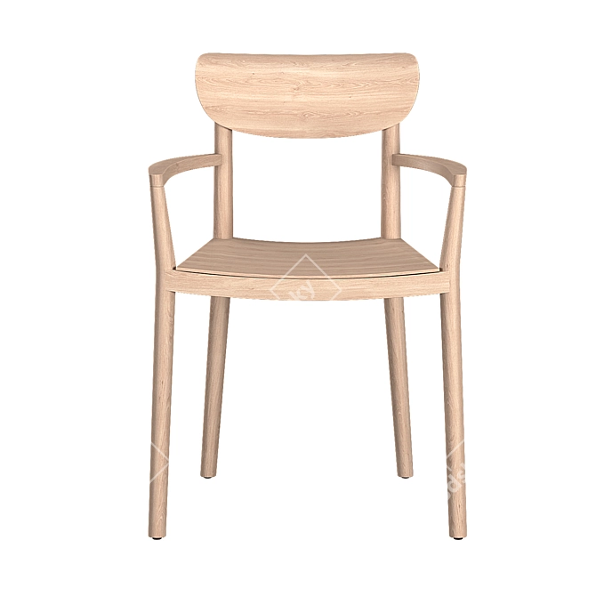 TIVOLI 2805 Industrial Armchair 3D model image 2