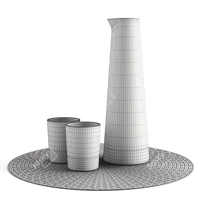 Elegant Magisso Carafe Set 3D model image 4