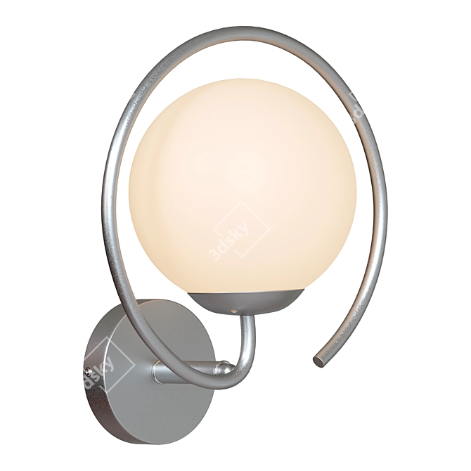 Modern Italian Wall Lamp: Galio SL418.401.01 & SL418.101.01 3D model image 4