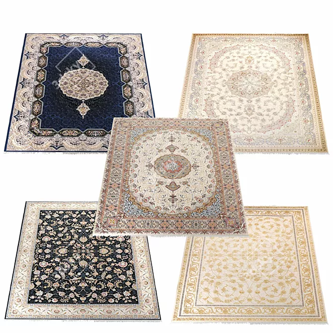 Luxury Persian Rugs - Vol.8 3D model image 2