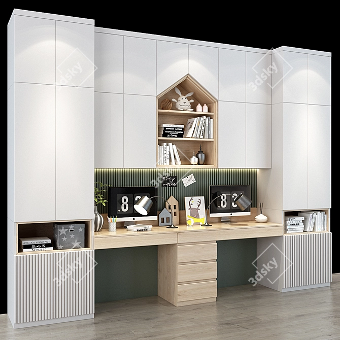 Kids' Corner Furniture Set 3D model image 2