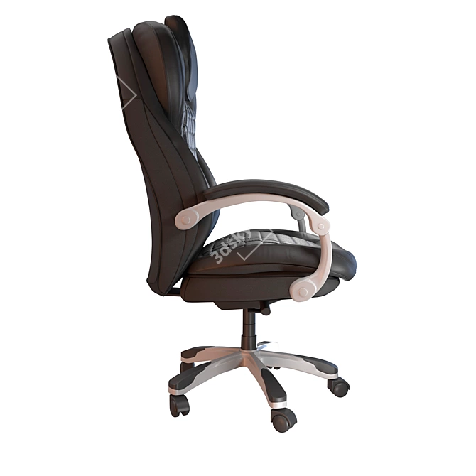 Executive Chair Bureaucrat T-9917 | Modern Design, Faux Leather 3D model image 2