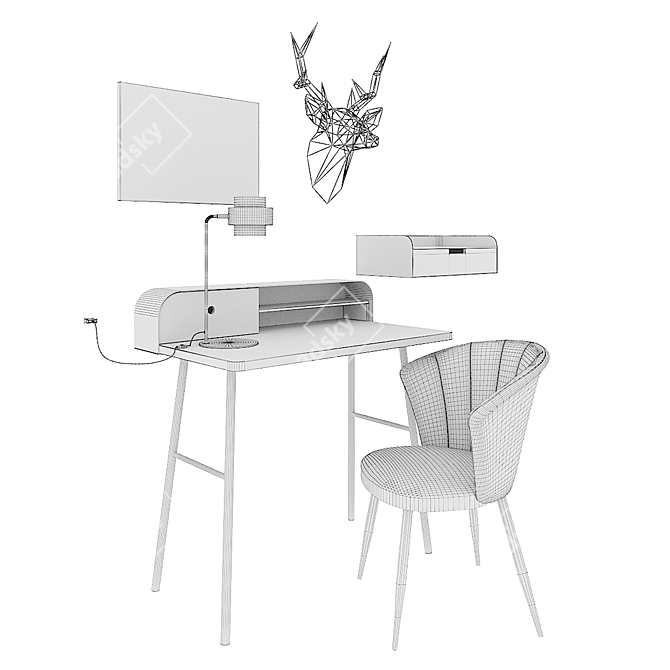 Modern Workplace LA REDOUTE 3D model image 2