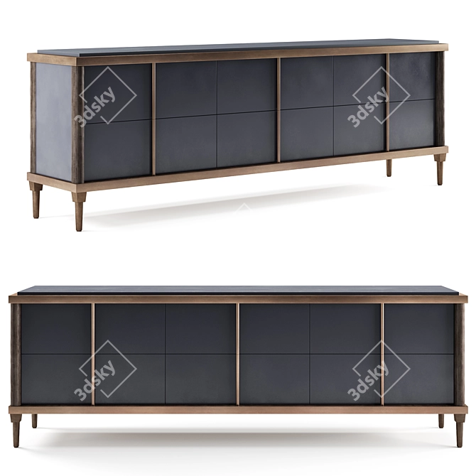 Elegant Montresor Cabinet with Premium Craftsmanship 3D model image 1