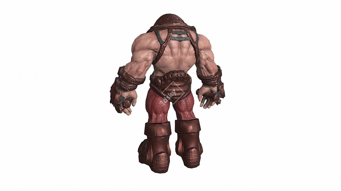 Geometric Powerhouse: Juggernaut 3D model image 7