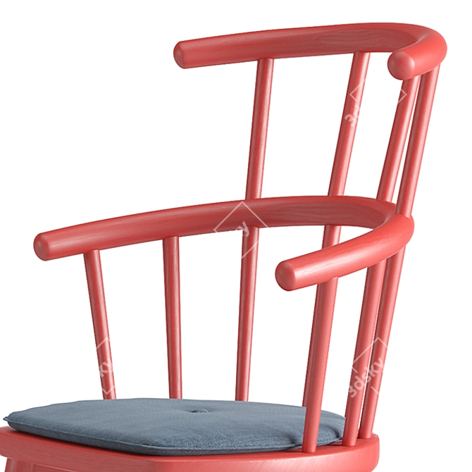 Windsor Revival Chair: Classic meets Contemporary 3D model image 5