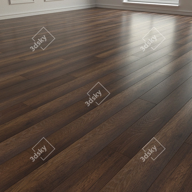 Crown Parquet Laminate Flooring 3D model image 2