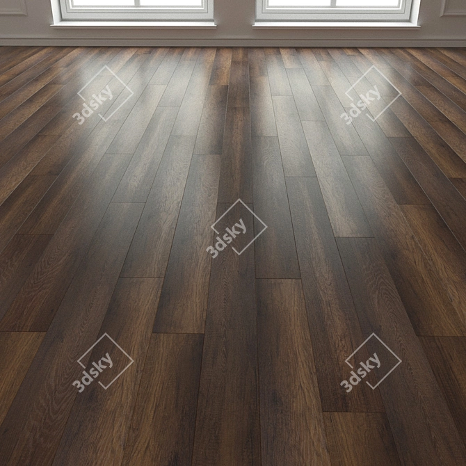 Crown Parquet Laminate Flooring 3D model image 3