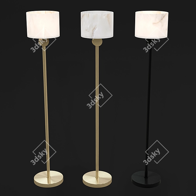 Etruscan Eichholtz Floor Lamp 3D model image 3