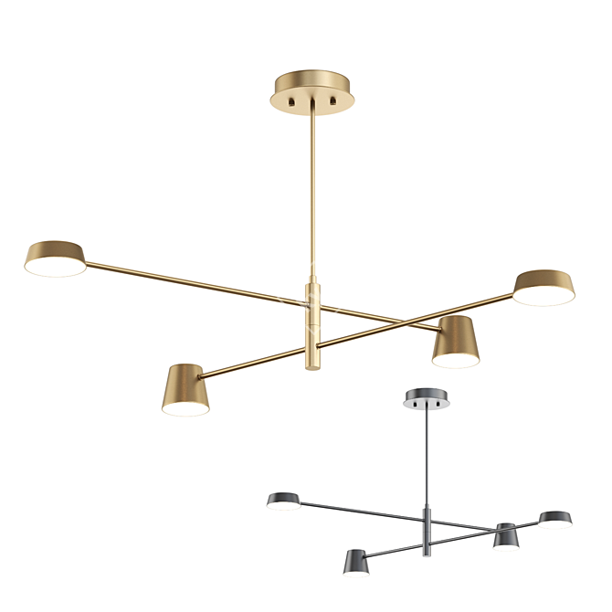 Elegant TOIVOLA B 4 Pendant 3D model image 1