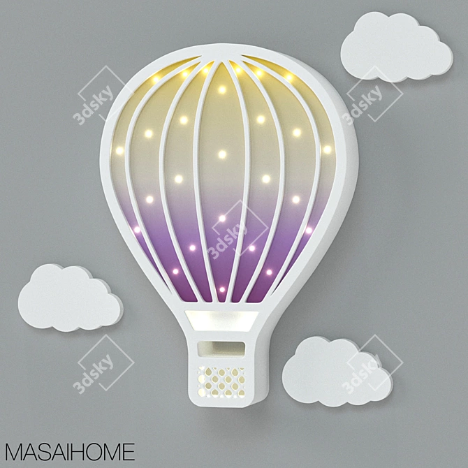Magical Balloon Nightlight 3D model image 1