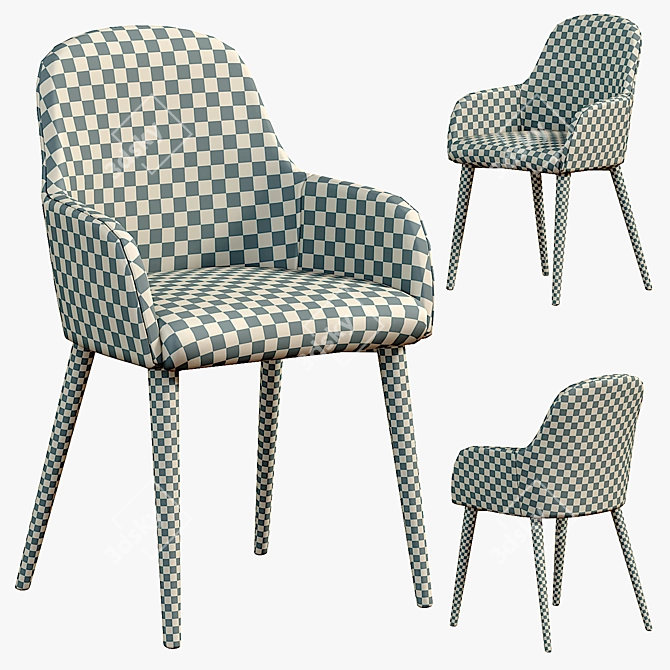 Modern Ergonomic OSCAR SIGNAL Chair 3D model image 4
