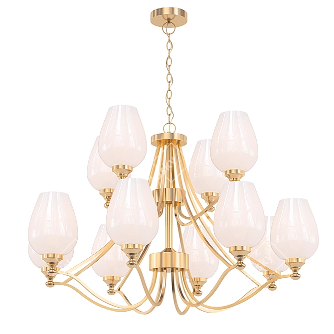 Sophisticated CHIARO Palermo Pendant 3D model image 1