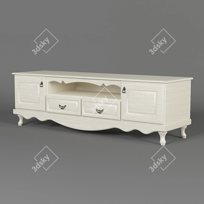 Sleek TV Stand for Modern Homes 3D model image 6