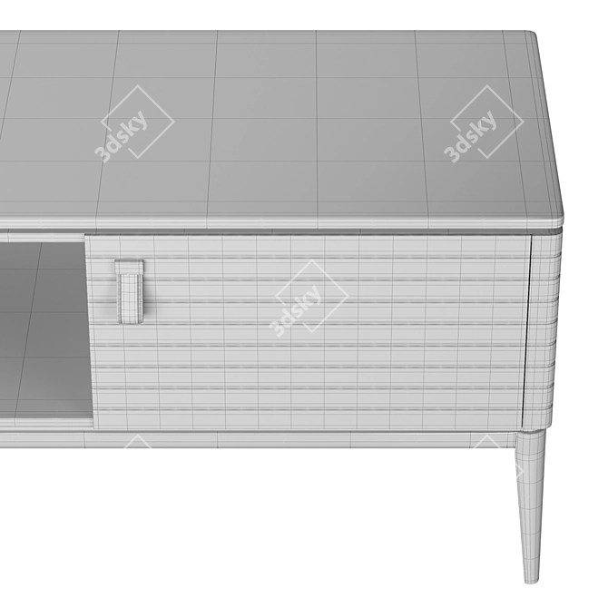 Sleek Levanzo Low Sideboard 3D model image 5