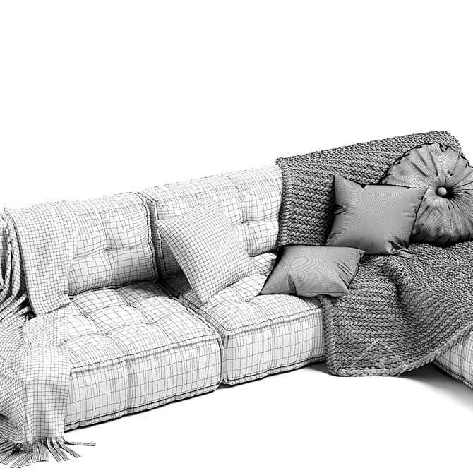 Urban Reema Sofa 3D model image 5