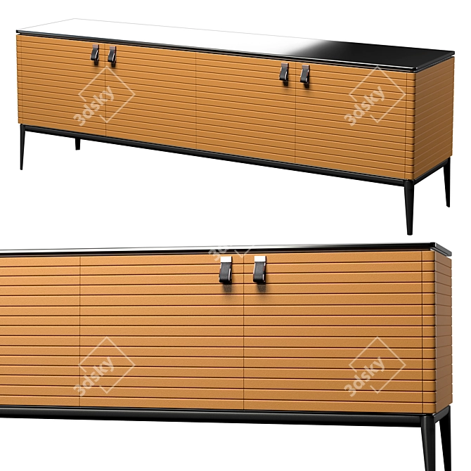 Elegant Levanzo Design Sideboard 3D model image 1