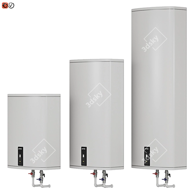 Gorenje FTG Water Heater Set 3D model image 2