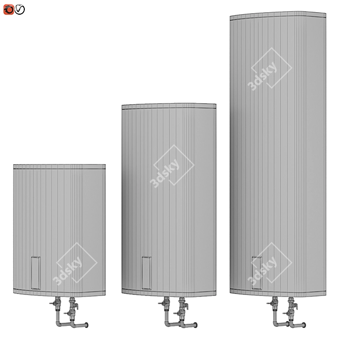 Gorenje FTG Water Heater Set 3D model image 3