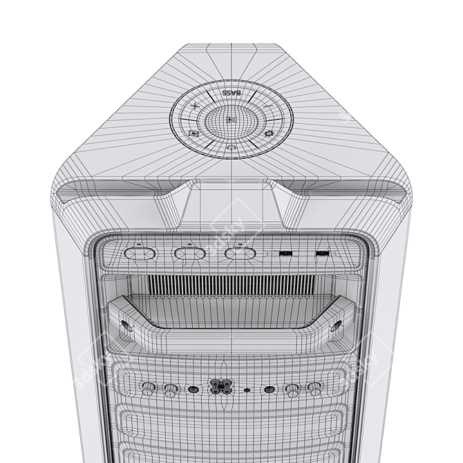 Samsung MX-T70 Sound Tower: Powerful Audio Immersion 3D model image 5