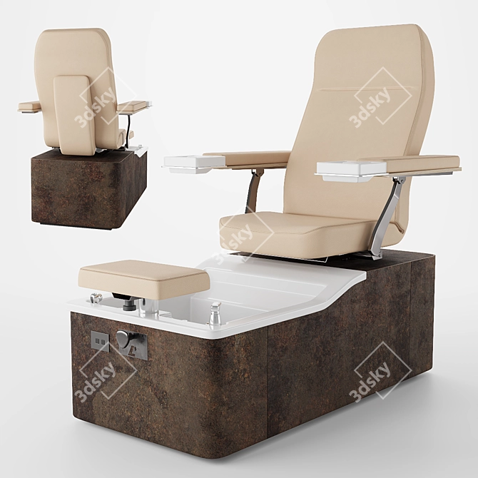 Luxury Capri Pedi Spa Experience 3D model image 1