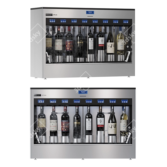 Enomatic Elite Wine Dispenser: Effortless Wine Enjoyment 3D model image 1