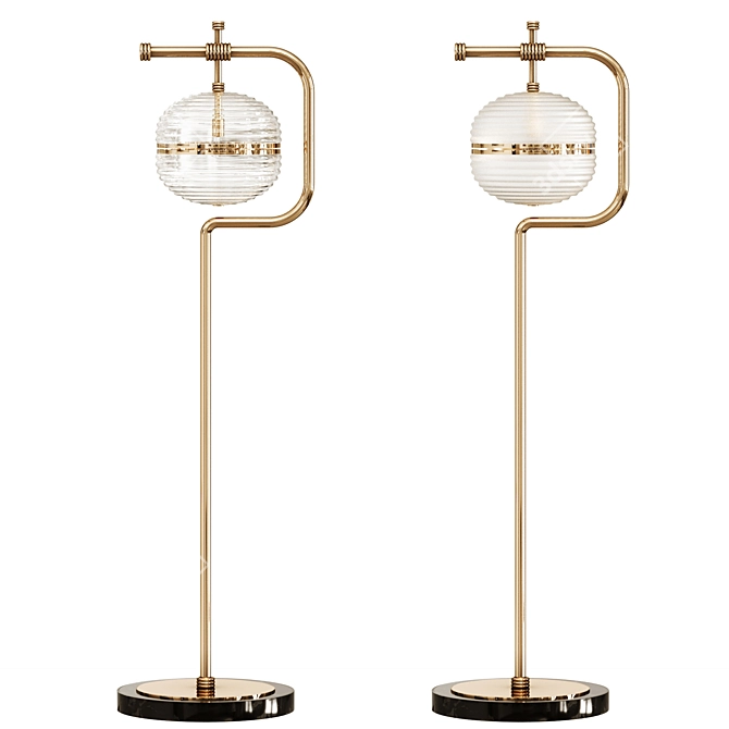 Timeless Elegance: Duke Floor Lamp 3D model image 1
