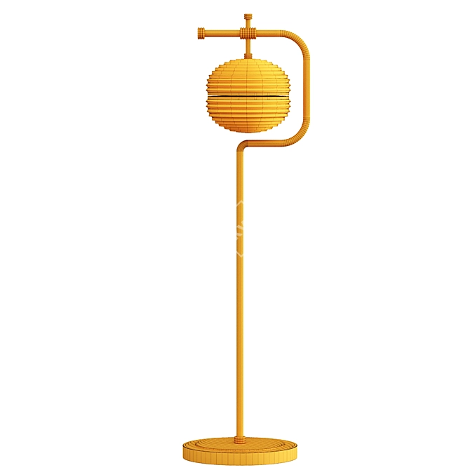 Timeless Elegance: Duke Floor Lamp 3D model image 2