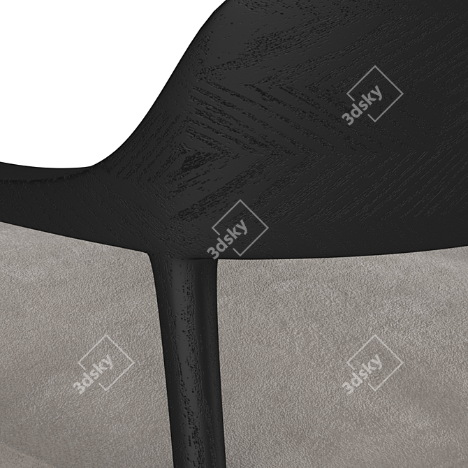 Scandinavian Craftsmanship: Walter Armchair 3D model image 13