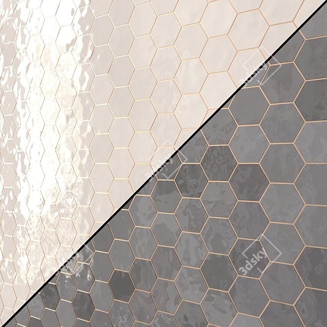Equipe Scale Hexagon Tiles 10 Types 3D model image 2