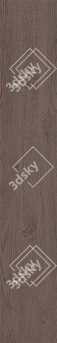 Woodbury Brown Parquet: Multi-Texture, 15x90cm 3D model image 3