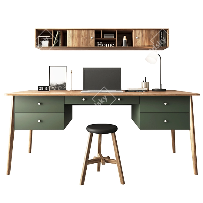 Andersen Writing Desk 3D model image 1