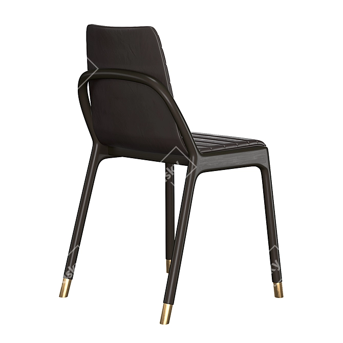 Elegant Joyce Chair: A Blend of Tradition and Modernity 3D model image 3