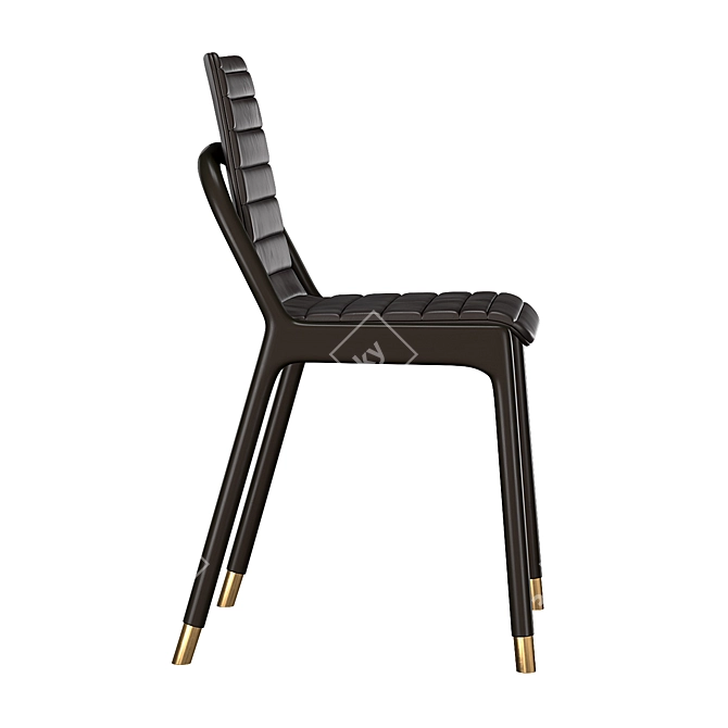 Elegant Joyce Chair: A Blend of Tradition and Modernity 3D model image 4