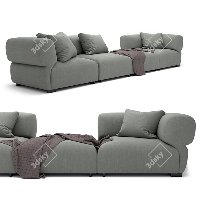 Butterfly Sofa - B&B Italia 3D model image 2