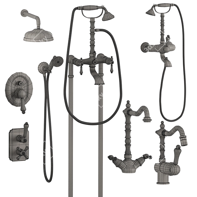 GiuliniG Praga Set 3: Stylish Bathroom Fixtures 3D model image 5