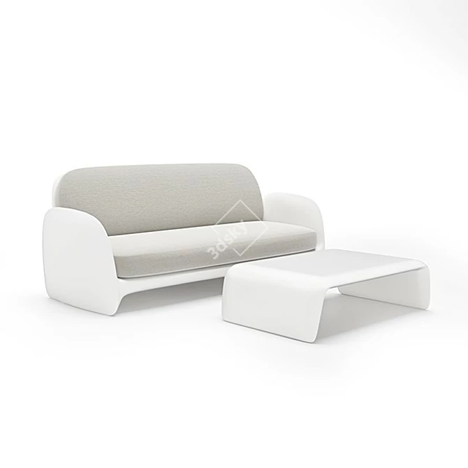 Revolutionary Vondom Sofa: Pazzetina 3D model image 9