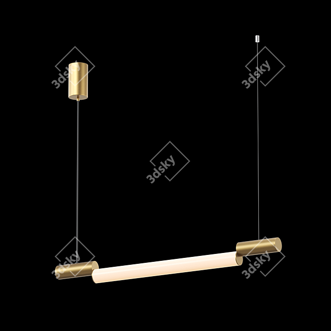 Cylindrical LED Lampatron RAMP Light 3D model image 2