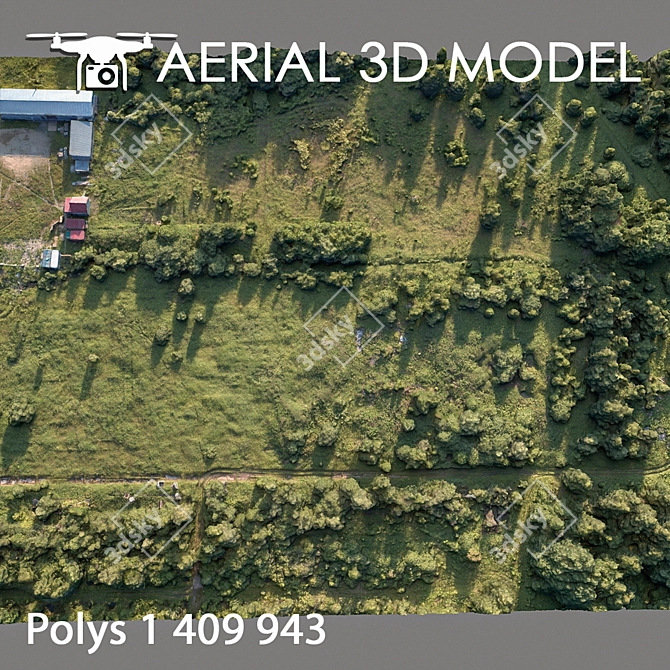 Forest 78: High-Resolution 3D Terrain Model 3D model image 3