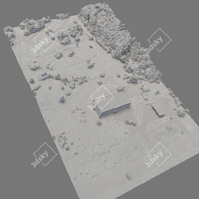 Aerial Landscape Scan Model 3D model image 5