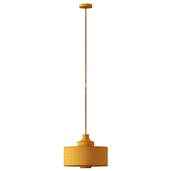 Sleek Cooke Ceiling Lamp 3D model image 2