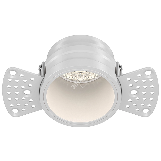 Versatile Recessed Luminaire: Maytoni Reif DL048 3D model image 1